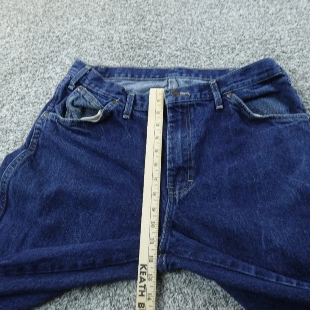 Dickies Jeans Mens 36X34 Dark Blue‎ Denim Pants Straight 5 Pocket Outdoor Work